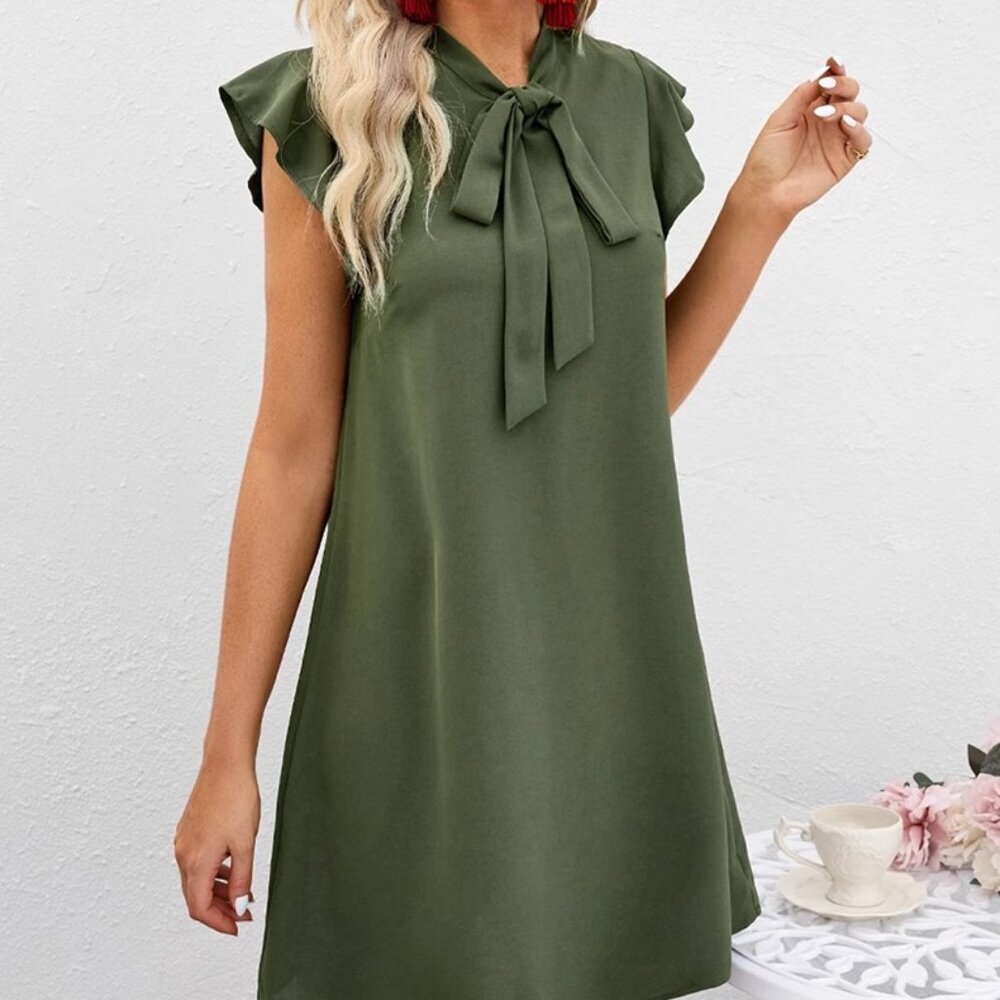 Fashion tie sleeveless summer thin loose cover meat straight skirt woman